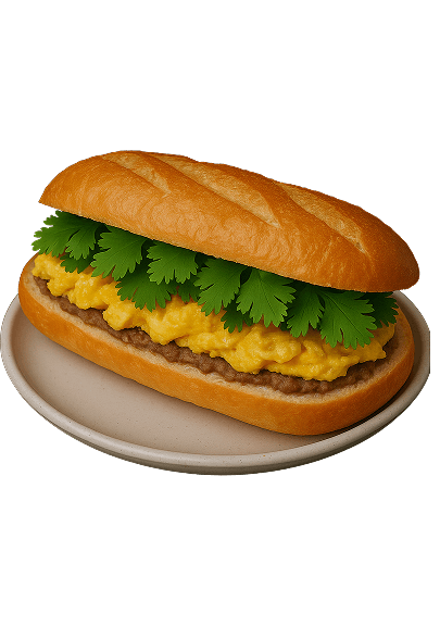 Omlette Banh Mi