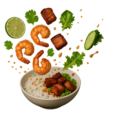 Pork & shrimp Salad